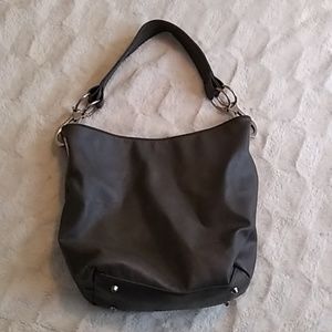 Charcoal grey handbag
